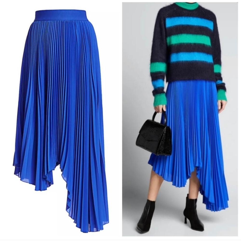 Alice + Olivia Blue Midi Dress